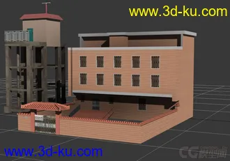 3D打印模型简约UV已展  可以烘焙房 之二的图片