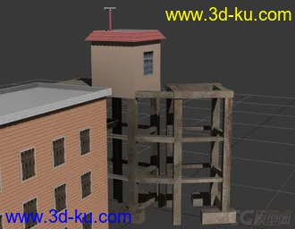 3D打印模型简约UV已展  可以烘焙房 之二的图片