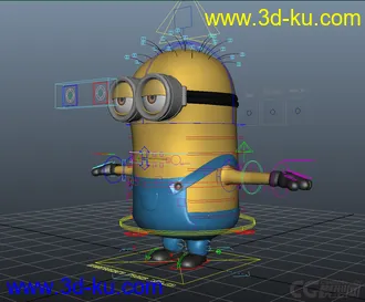 3D打印模型原版小黄人的图片