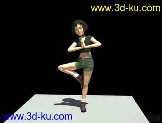 这个杀手不太冷女孩的模型的图片