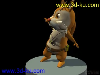 3D打印模型松鼠的图片