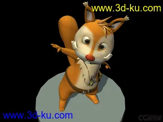 3D打印模型松鼠的图片