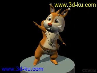 3D打印模型松鼠的图片