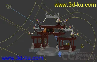 古建牌坊模型的图片