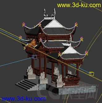 古建牌坊模型的图片
