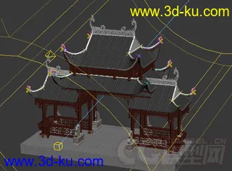 古建牌坊模型的图片
