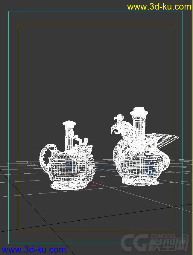 两个精致的道具瓷器，模型的图片6