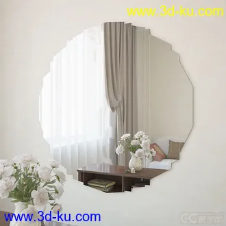 一个圆形的镜子模型的图片