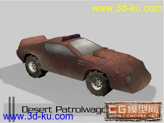 3D打印模型未来概念型战车（低模）的图片