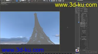 3D打印模型埃菲尔铁塔的图片