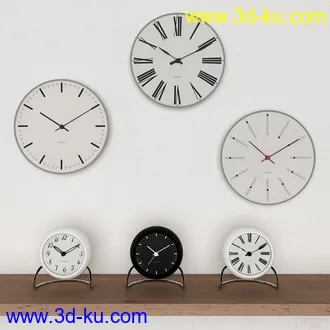 时钟摆设模型的图片