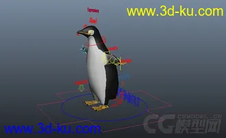 3D打印模型一只企鹅的图片