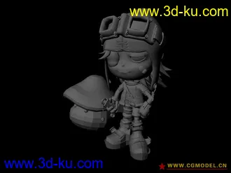 3D打印模型飞行帽小男生的图片