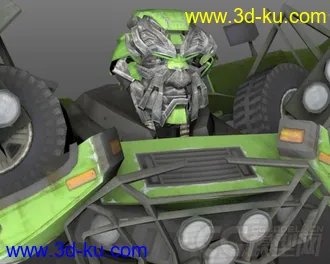 精细的3D打印模型，变形金刚，机器人，汽车人，内含STL源文件，可用于3D打印的图片