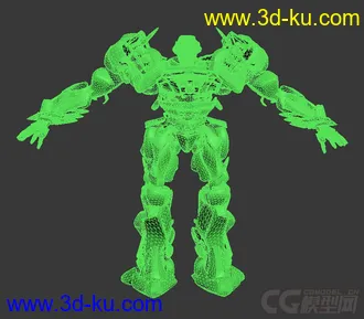 精细的3D打印模型，变形金刚，机器人，汽车人，内含STL源文件，可用于3D打印的图片