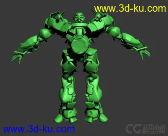 精细的3D打印模型，变形金刚，机器人，汽车人，内含STL源文件，可用于3D打印的图片