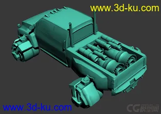 精细的3D打印模型，变形金刚，铁皮机器人，汽车人，包含车辆原型。内含STL源文件的图片
