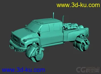 精细的3D打印模型，变形金刚，铁皮机器人，汽车人，包含车辆原型。内含STL源文件的图片