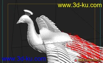 3D打印模型liujuan-3dsmax8孔雀的图片