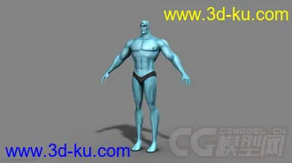 3D打印模型Mr.Manhattan RIG w.textures的图片