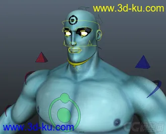 3D打印模型Mr.Manhattan RIG w.textures的图片