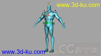 3D打印模型Captain Atom RIG w.textures的图片