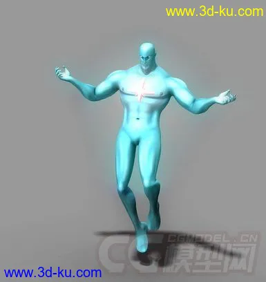 Captain Atom RIG w.textures模型的图片3