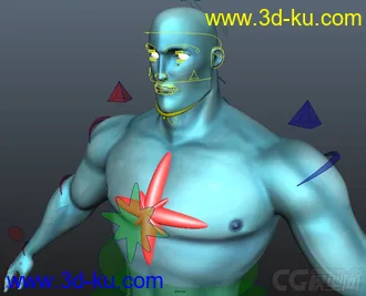 3D打印模型Captain Atom RIG w.textures的图片