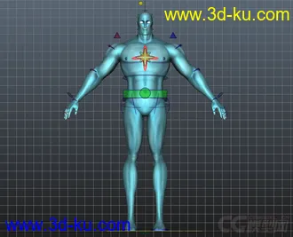 3D打印模型Captain Atom RIG w.textures的图片
