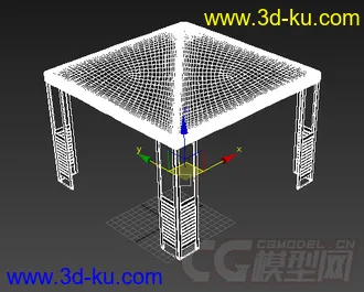 宜家室外 白色的帐篷模型的图片