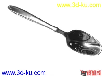 3D打印模型不锈钢勺子的图片