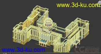 欧式建筑模型的图片