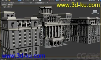 欧式建筑模型的图片