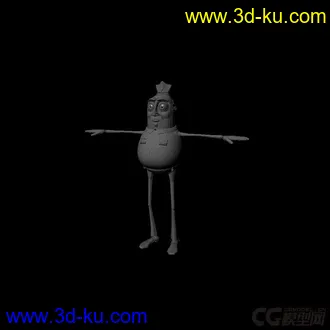 3D打印模型Q版警察形象很可爱的图片