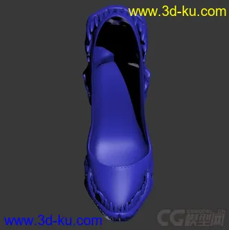 精细的3D打印模型，鞋子，霸王龙高跟鞋，打印出来组装，内含STL源文件，可用于3D打印的图片