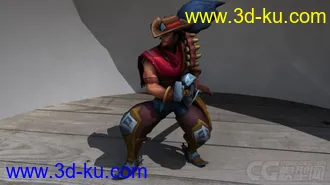 3D打印模型亚索西部牛仔的图片