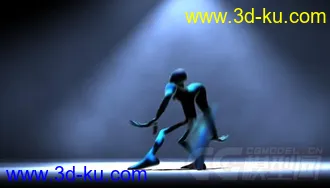 3D打印模型不是一般的动画人哦！很牛逼的动作有贴图。有动画。的图片