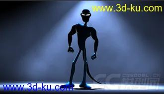 3D打印模型不是一般的动画人哦！很牛逼的动作有贴图。有动画。的图片