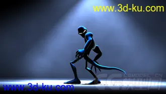 3D打印模型不是一般的动画人哦！很牛逼的动作有贴图。有动画。的图片