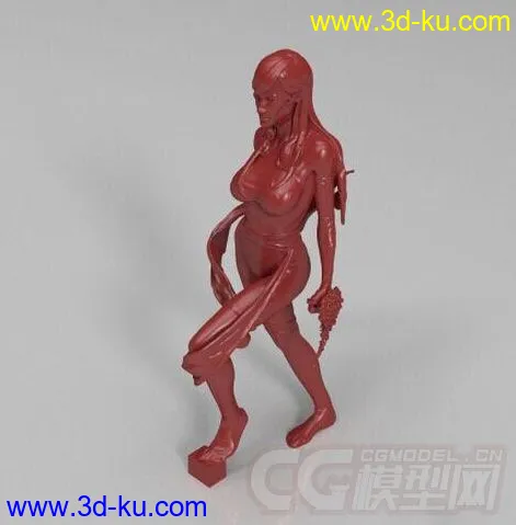 精细的3D打印模型，灵蝶-X战警，女人，女战士，装饰品，内含STL源文件，可用于3D打印的图片1