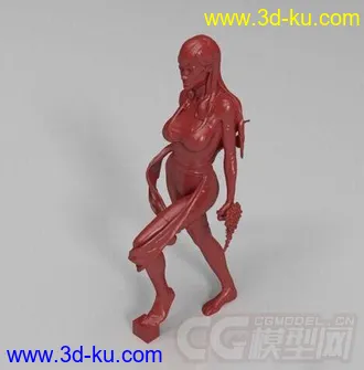 精细的3D打印模型，灵蝶-X战警，女人，女战士，装饰品，内含STL源文件，可用于3D打印的图片