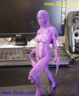 精细的3D打印模型，灵蝶-X战警，女人，女战士，装饰品，内含STL源文件，可用于3D打印的图片