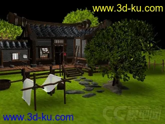3D打印模型古代场景暖心的图片