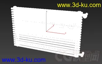 散热器 暖气片模型的图片