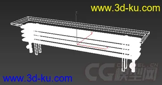 散热器 暖气片模型的图片