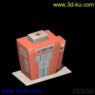 3D打印模型卡通楼的图片