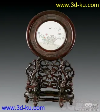 3D打印模型中式古典把玩小物件的图片