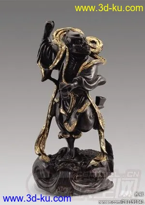 3D打印模型中式古典把玩小物件的图片