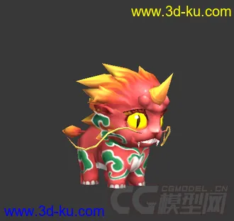 3D打印模型Q版小狮子的图片