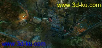 unity3d 游戏场景模型　完整的的图片